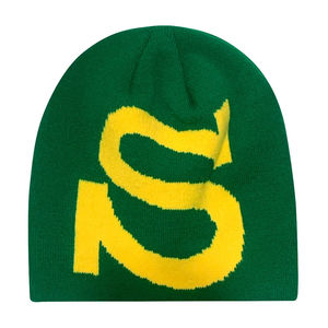 Letter <b>S</b> Fashion Knitted <b>Hat</b> Unisex Autumn <b>Winter</b> Warm Wool Beanies For <b>Men</b> And Women Beanies Unisex - Product Image 2
