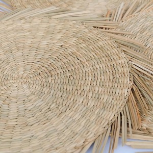Wholesale Handwoven Round Seagrass Placemat Woven Seagrass <b>Table</b> Mats Woven Charger <b>Table</b> Decor From Vietnam - Product Image 5