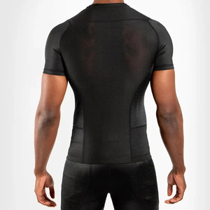 Camiseta Deportiva Personalizada con Logotipo para Hombre – Ajustada al Cuerpo, Manga Corta, para Gimnasio, Entrenamiento, Ropa Deportiva de Verano - Product Image 2
