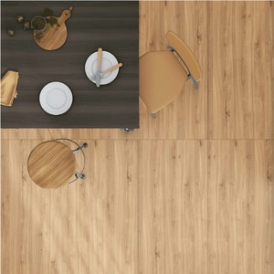 Nouvelles carreaux de céramique vitrifiés polis numériques de la série bois 600x1200mm, style de design moderne, utilisés pour les écoles avec la série mate - Product Image 4