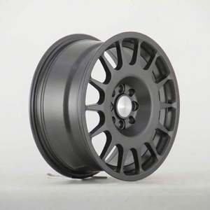 Gran oferta, llanta de rueda de aleación de fundición 15X7.0 negro ET38 4X100 4X108 4X114.3 para Ford Fiesta <span class=keywords><strong>Hyundai</strong></span> <span class=keywords><strong>I20</strong></span> Kia Rio Chevrolet Sonic - Product Image 3