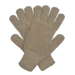 Gants en coton au crochet pour l'équitation, la chasse et les concours, à doigts entiers, avec point de pliage et double revers, 100% coton - Product Image 3