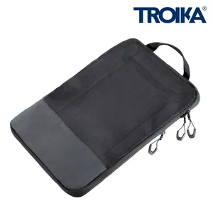 Organizer da viaggio nero Troika per vestiti, gadget personalizzati e camicie - Product Image 1