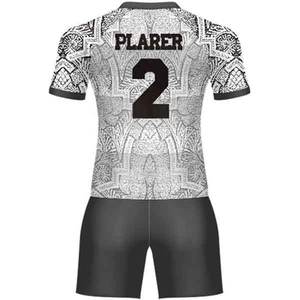 2025 Sumi Custom Rugby Uniform Set 100% Poliéster Transpirable Antibacteriano Ropa deportiva de secado rápido Impresión digital Equipo al por mayor - Product Image 3