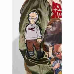 Vestes universitaires de baseball personnalisées OEM pour hommes, couleur polaire, manches en cuir, vêtements de ville, broderie en chenille, vestes d'hiver pour entraîneurs - Product Image 3