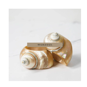 Anneaux de serviette coquillage faits à la main au Vietnam Accessoires de table à manger élégants Fournisseur en gros d'exportation - Product Image 5