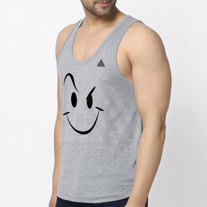 Débardeur pour hommes avec logo personnalisé et design Top de sport uni très vendu dans les meilleurs matériaux - Product Image 5