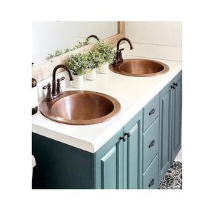 Lavabo de Cobre Martillado de Diseño Moderno, Calidad Superior, Forma y Tamaño Personalizados, Lavabo para Baño de Uso Doméstico - Product Image 5