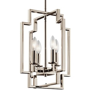 โคมไฟระย้าดีไซน์แบบนอร์ดิกใหม่โคมไฟผ้าเรืองแสงทันสมัยสำหรับห้องนั่งเล่นห้องโรงแรมเคลือบสีทอง - Product Image 6