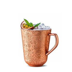 Taza de mula de Moscú hecha a mano artesanal india, diseño grabado de cobre puro, proveedor mayorista elegante, fabricación de taza de Metal para beber - Product Image 1