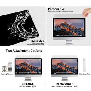 Filtres de confidentialité pour écran de moniteur personnalisés de qualité supérieure, grade AAA, mat, anti-reflets, anti-espion, protection d'écran pour ordinateur <span class=keywords><strong>iMac</strong></span> 23,8/27 pouces - Product Image 4