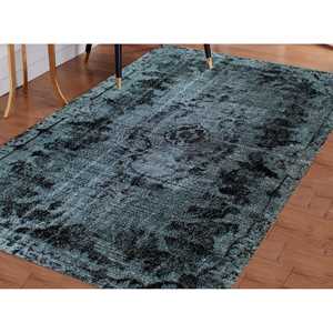 พรมเชนิลล์สีดำลายเหรียญ: ลายเปอร์เซีย พรมพิมพ์ลายสไตล์ชาติพันธุ์ พรมบางแบบไม่ถักทอ - Product Image 3