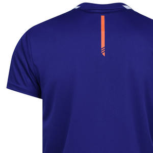 OEM grande taille hommes chemises sportives Logo personnalisé 100% polyester conception solide tissu tricoté - Product Image 5