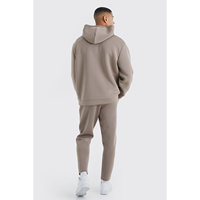 Ensemble de survêtement unisexe personnalisé pour homme, durable, en coton biologique, décontracté, respirant, à séchage rapide, avec pantalon de jogging