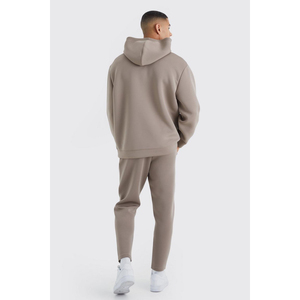 Ensemble survêtement personnalisé pour hommes Ensembles sweat à capuche unisexe en coton biologique Survêtements, Ensemble sweat à capuche personnalisé et ensemble de jogging pour hommes - Product Image 5