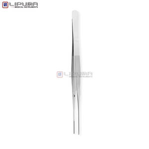 คีมหนีบเนื้อเยื่อ Debakey ที่มี2.5มม. สแตนเลสหยักแบนเคล็ดลับคู่มือ7.75 ''เครื่องมือผ่าตัดมาตรฐานความปลอดภัย - Product Image 4