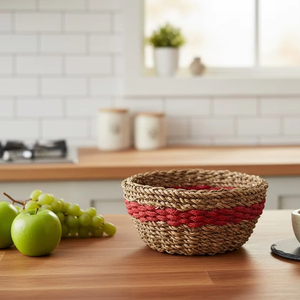 Cuenco de yute de algas marinas, vajilla roja Natural, decoración de presentación de comida, productos vietnamitas al por mayor ecológicos - Product Image 2