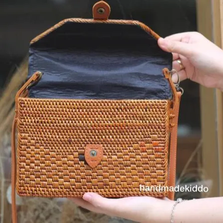 TienPhong Handicrafts Wholesales Top Choiseベトナム製ホリデーシーズン用の新しいコレクションのホテイアオイハンドバッグ