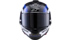 Venta de Casco ALPINE STARS SUPERTECH R10 ARIUS NEGRO BRILLANTE/BLANCO/AZUL MD - Product Image 4