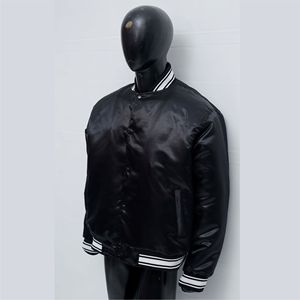 <b>men</b> Satin Bomber <b>Jacket</b> High-Quality Casual Comfortable Stylish and Lightweight Embroidered <b>Jacket</b> OEM Wholesale Team <b>Jacket</b> - Product Image 2