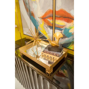 Bandeja de hierro sólido para servir alimentos, tamaño de forma personalizada, elegante, para té, café, bandeja de hierro de Metal, Ideal para el hogar y el restaurante - Product Image 5