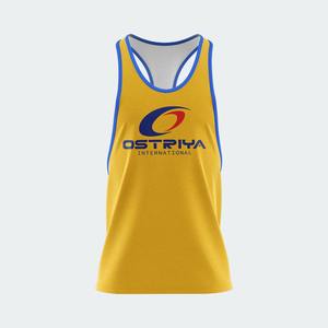 Camiseta sin mangas de poliéster y algodón personalizada, talla grande, ajuste muscular, secado rápido, transpirable, informal, para hombre, gimnasio, fitness - Product Image 5