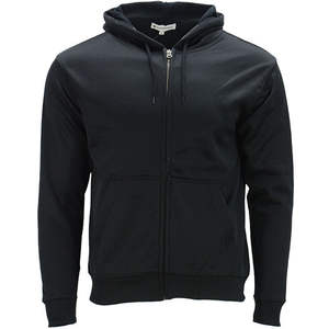 Sweat-shirt à capuche zippé de haute qualité avec logo personnalisé Sweat-shirt chaud uni à capuche et manches longues Top Veste d'automne pour hommes - Product Image 4