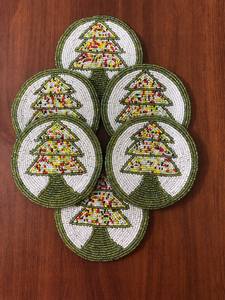 Juego de posavasos de madera de nogal hechos a mano de alta calidad, accesorios de cocina de corcho con caja de regalo de madera Natural, alfombrillas y almohadillas - Product Image 5