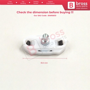 BWR5613 Front Window Regulator Sliding Pivot Guide Jaw <b>Clips</b> for Astra H 2004-2014 Vectra C Z02 2002-2009 4/5 Door - Product Image 6