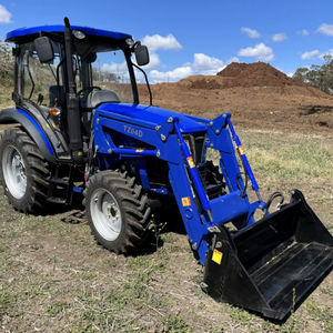 Tractor de Ruedas de 90 CV con Tracción en las 4 Ruedas, Transmisión de Engranajes, Caja de Cambios Automática con Motor, Bomba y Rodamiento para Uso Agrícola - Product Image 5