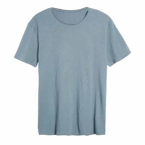 T-shirt en jersey de coton à col rond et manches courtes pour homme T-shirt à col rond classique en coton à séchage rapide pour homme - Product Image 5
