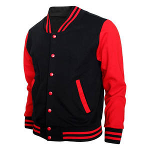 Chaqueta Bomber Personalizada Talla Grande 2025 para Hombre, Chaqueta Deportiva Bordada con Tela de Lona de Alta Calidad y Cuello Alto - Product Image 1