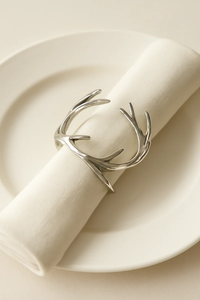 Meilleures ventes, élégant anneau de serviette en métal, accessoire de table décoratif pour les événements de restauration, les mariages, les fêtes, décoration d'intérieur élégante - Product Image 1