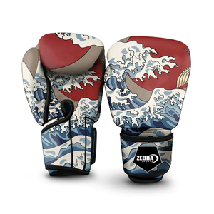 ถุงมือชกมวย MMA พิมพ์ลาย3D พร้อมดีไซน์กราฟิกหนัง PU/หนังแท้คุณภาพสูงขนาด10ออนซ์-16ออนซ์ - Product Image 5