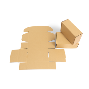 Boîte en carton brun personnalisée pour l'emballage de cadeaux express, boîte en papier pour l'expédition de vêtements, boîtes en papier pour envois postaux - Product Image 3