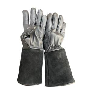 Guantes de soldadura de cuero de seguridad de nuevo estilo, última llegada, nuevo estilo, protección de manos, cuero sintético, superventas, guantes de soldadura - Product Image 4