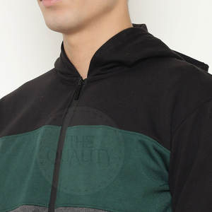 Diseño personalizado invierno con capucha Casual sólido hombres chándal 100% algodón calidad premium personalizable al por mayor - Product Image 6