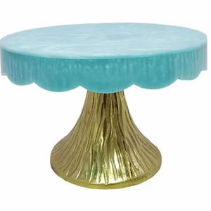 Ensemble de supports à gâteau en résine faits à la main, écologiques, pour hôtel, restaurant, fête ou table de dessert de mariage - Product Image 2