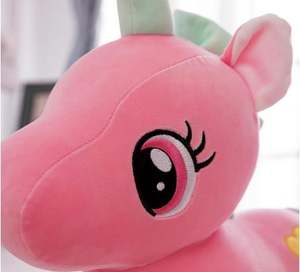 Oso de Peluche Unicornio, Juguete de Peluche de Tela de Espuma Suave, Lindo Animal de Peluche para Niños, Cumpleaños, Bebés, Niños y Niñas, Algodón y Lana - Product Image 2