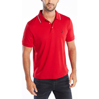 T-shirts de golf pour hommes personnalisés ODM, design décontracté avec logo frontal, 100% coton tricoté, respirant, 200g, manches courtes, transfert thermique