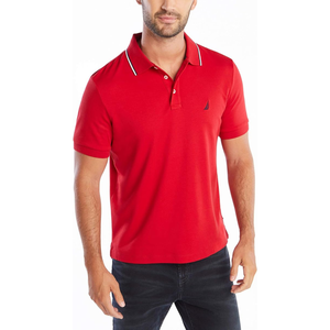 Camisetas de Golf Personalizadas ODM para Hombre, Diseño Casual con Logotipo Frontal, 100% Algodón Tejido, Transpirables, 200g, Manga Corta - Product Image 4