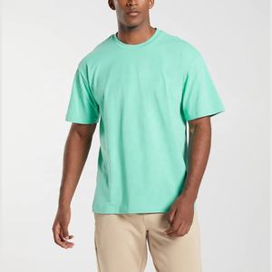 Personnalisé 100% Coton Boxy T-shirts pour Hommes Poids Lourd Décontracté T-Shirt Logo Impression Respirant Tricoté Grande Taille Vierge - Product Image 3