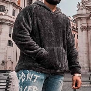 เสื้อฮู้ดแบบสวมหัวสำหรับผู้ชายผ้าแห้งเร็วผลิตภัณฑ์ชั้นนำ - Product Image 5