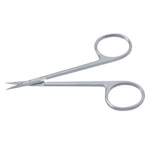TC Micro IRIS 4.5\" Curved Blades Manual Surgical <b>Scissors</b> Stainless Steel Instrument Set - Product Image 2