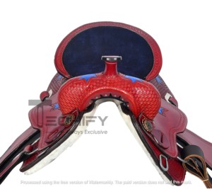 ชุดอุปกรณ์ม้าแบบตะวันตกพรีเมียม ประกอบด้วยบังเหียนและสายรัดอก  อุปกรณ์สำหรับม้า ผลิตภัณฑ์สำหรับม้า - Product Image 3