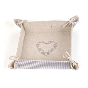 2024 Trending Rectangle Smart Bread Saving Weaving Handmade Storage <b>Baskets</b> Cotton Rope <b>Egg</b> Bread Picnic Food <b>Basket</b> Organizer - Product Image 6