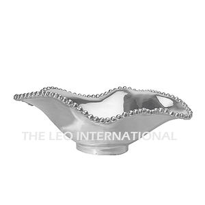 Bol en aluminium de qualité alimentaire, forme unique, finition brillante, plaqué or, aspect bois de cerf, accessoires de cuisine modernes pour la maison - Product Image 5