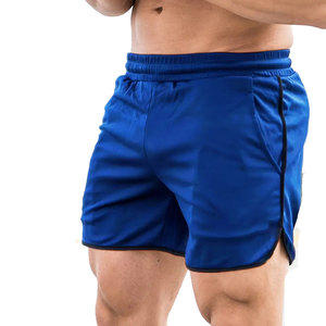 Shorts de course pour hommes en mélange de coton, taille haute élastique, séchage rapide, qualité supérieure, pour la gym et le sport, service OEM personnalisé, vente en gros - Product Image 1