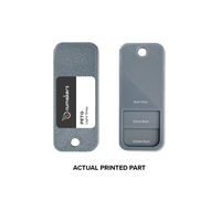 Filament d'impression 3D Numakers de qualité supérieure, PETG-HS gris clair 1,75 mm, 1 kg, vitesse d'impression rapide, température de buse 220-260°C, moulage, Inde