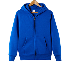 Vente en gros de sweats à capuche personnalisés imprimés 100 % coton, en toile unie, pour hommes et femmes, entièrement zippés, doux, épais, hiver, écologiques, respirants, séchage rapide - Product Image 1